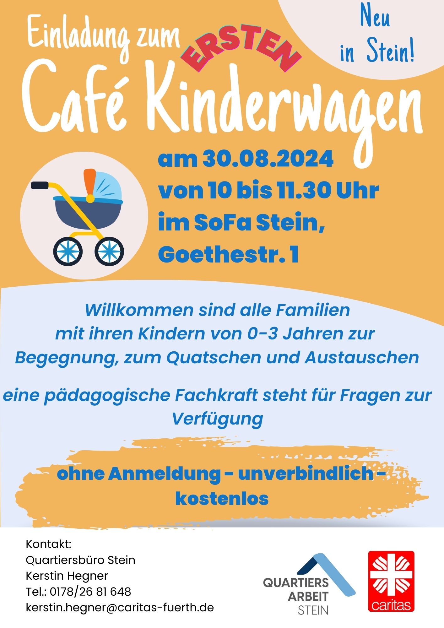 Café Kinderwagen, Plakat