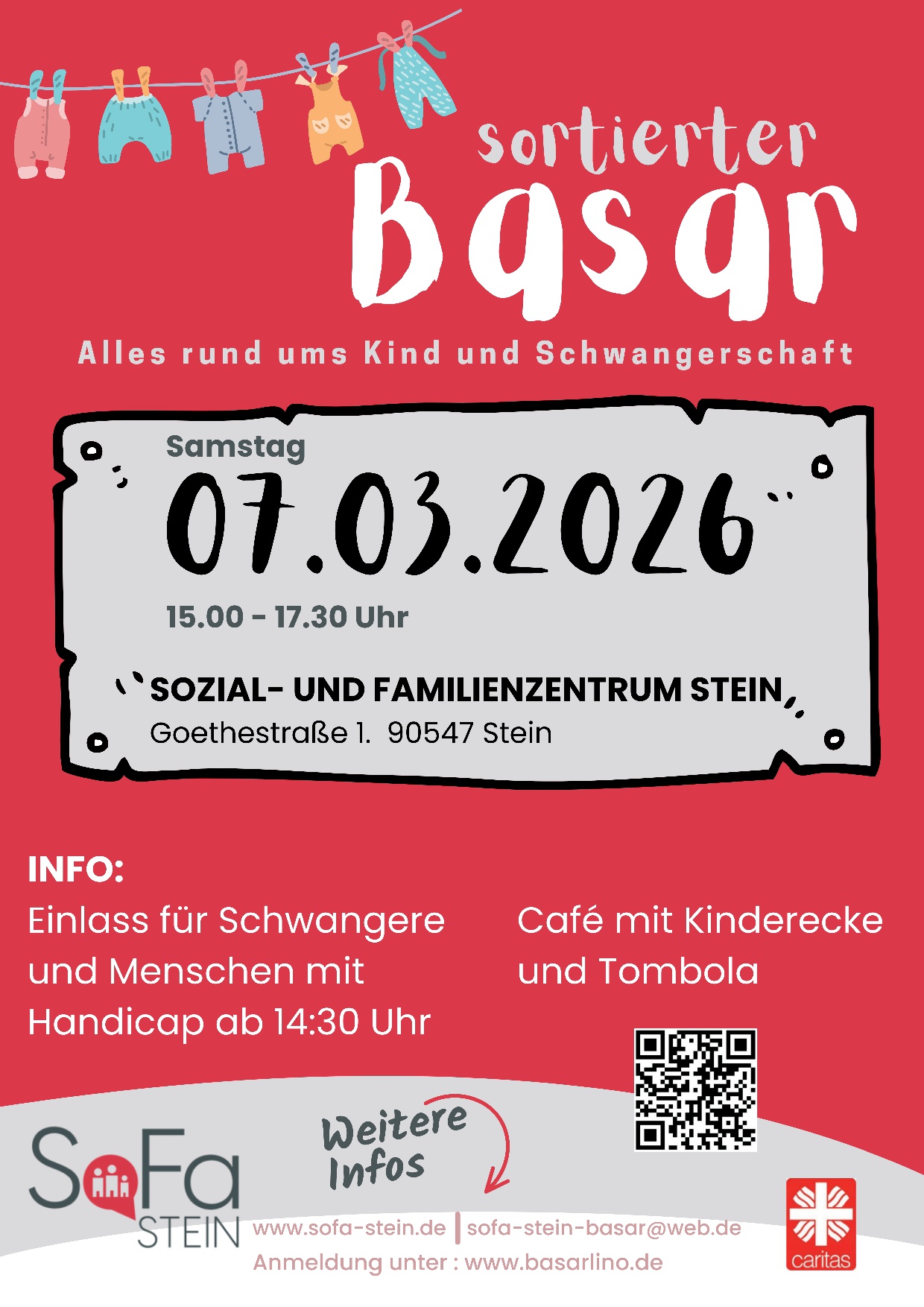 Sortierter Baby- und Kinder Basar
